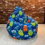 Кресло мешок Dreambag Груша Монстры (L, Классический) 5028611