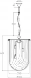 Подвесной светильник Garda Decor 20MD3231-3NI (220V, подвески, на цепи)