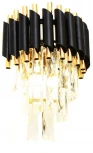 Бра хрустальное Lumina Deco LDW 6003-2 BK+F.GD