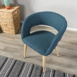 Стул R-Home Hugs синий/нат.дуб