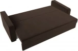 Диван прямой Лига-009 (Коричневый/Микровельвет) Лига Диванов арт.118053
