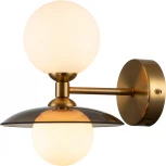 Бра настенное Jazz V000167 (11020/2W Brass) (220V, шар)
