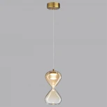 Подвесной светильник Odeon Light Glessi 5093/4LA античн.бронза/янтарный градиент/прозрачн./металл/стекло LED 4W 4000K (220V, на проводе)