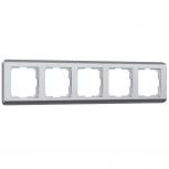 Рамка на 5 постов Stream (серебряный) Werkel W0052106 (a051272)