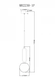 Подвесной светильник MyFar Pierre MR2230-1P (на проводе, шар)