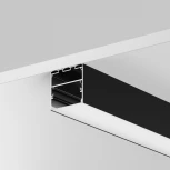 Алюминиевый профиль накладной-подвесной 50x50 черный, 3 м, ALM-5050T-B-3M Maytoni 633009