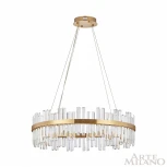 Подвесная люстра Arte Milano Venezia 312033/D800 BS (регулировка яркости, LED, 220V, хрусталь, пульт управления, на тросе, круглые)
