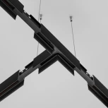 Коннектор питания Т-образный Exility черный (магнитный) Maytoni Technical TRA034CWT-42B (48V)