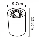 Накладной точечный светильник Arte Lamp Falcon A5644PL-1WH