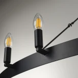 Подвесная люстра Citilux Смитсон CL470118 (220V, на цепи, свеча, круглые, под старину, кольцо)