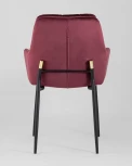 Кресло Stool Group Саманта велюр бордовый УТ000004438