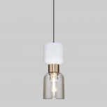 Подвесной светильник Eurosvet Tandem 50118/1 латунь (220V, на проводе, круглые)