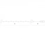 Гирлянда линейная Feron CL576 48186 Роса, статичная, 10м USB 2700K