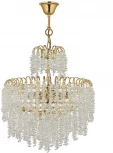 Подвесная люстра Arti Lampadari Daverio E 1.5.50.105 G (220V, хрусталь, на цепи)