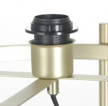 Торшер колонна с полкой со столиком Lussole Seattle LSP-0631 (220V, выключатель, IP21)