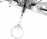 Потолочная люстра хрустальная на штанге Arte Milano Sorrento-7019 377019/6/50/470 CR (220V)