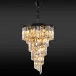 Подвесная люстра каскадная Citilux Мартин CL332172 (220V, хрусталь, на цепи)