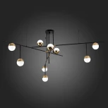 Потолочная люстра на штанге ST Luce Albero SL1507.422.09 (220V, на тросе, шарики, асимметрия)