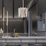 Подвесная люстра хрустальная на штанге Arte Milano Sorrento-1409 371409/1/350/200 GD (220V)