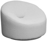 Кресло Garda Decor LUNA-2K-БЕЛ Flona SVBEG (Белый)