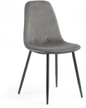 Обеденный стул La Forma (ex Julia Grup) Yaren (Серый/ Пена,Сталь,Фанера)