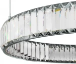 Подвесной светильник Crystal ring 10135/800 Chrome Loft It (LED, 220V, на тросе, кольцо)