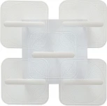 Потолочная люстра светодиодная Natali Kovaltseva Gravur LED LAMPS 81383 с пультом ДУ, моб. приложением 80W, белый, LED