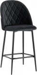 Стул полубарный Stool Group Марсель велюр черный УТ000025270