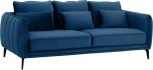 Диван Amsterdam трехместный ОГОГО (арт.342354), (Ткань/Синий)