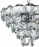 Люстра подвесная Fiaba V000050 (12010/11P Chrome) (220V, хрусталь, на цепи)