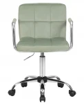Офисное кресло для персонала TERRY (мятный велюр (MJ9-87))