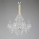 Подвесная люстра Aployt Koletta APL.755.03.08 (220V, хрусталь, на цепи, свеча)