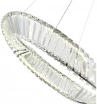 Подвесной светильник ST Luce Ritorto SL6204.101.01 Хром/Прозрачный LED 1*32W 4000K (220V, на тросе, круглые)