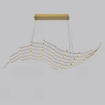 Подвесной светильник Odeon Light Welki 7058/45L нерж/сталь золото LED 3000K 220V (на тросе)