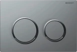 Кнопка смыва Geberit Omega 20 лакированная, матовый хром