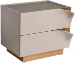 Тумба прикроватная Garda Decor 58DB-21235TUMB-LV (Золото/Бежевый)