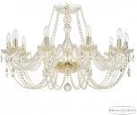 Подвесная люстра Bohemia 101 101/10/300 G (220V, подвески, на цепи, подсвечник, свеча)