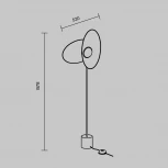 Торшер Maytoni Evolution MOD396FL-L10W3K (LED, 220V, выключатель)