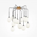 Подвесной светильник Maytoni Branch MOD176PL-12G (220V, на проводе, шарики, паук)