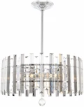 Подвесная люстра хрустальная на штанге Arte Milano Sorrento-1409 371409/6/350/470 CR (220V)
