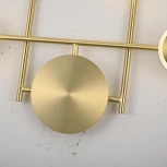 Настенный светильник Wi-Fi Zingy E Brass ImperiumLoft Zingy01 (LED, 220V, пульт управления)