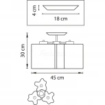 Потолочная люстра Lightstar Nubi Legno 802035
