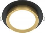 Встраиваемый светильник Hoop GX53 1x15Вт Maytoni Technical DL086-GX53-RD-BG (220V, круглые)