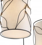 Подвесной светильник ST Luce Root SL6228.403.03 Черный/Бежевый E27 3*60W (220V, на проводе)