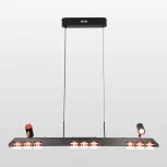 Подвесной светильник со спотами Lussole Gilbert LSP-7173 (LED, 220V, на тросе)