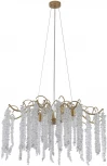 Подвесная люстра Favourite Liana 4134-9P (220V, хрусталь, на тросе)