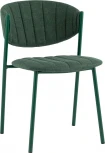 Стул Харпер ткань рогожка зеленый каркас зеленый полуглянцевый муар Stool Group (арт.УТ000038933)