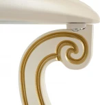 Стол журнальный Грация (С) слоновая кость/золото от фабрики Mebelik