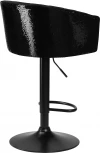 Стул барный DOBRIN DARCY BLACK SHINY (черный велюр с черно-золотыми пайетками) 5025_BlackBase_Shiny-LM SHINY, цвет сиденья черный пайетками, основания