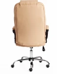 Кресло BERGAMO хром (22) кож/зам, бежевый, 36-34 Tetchair 19366